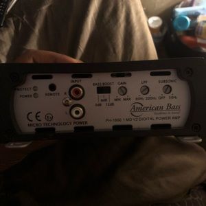 American bass mono block amp